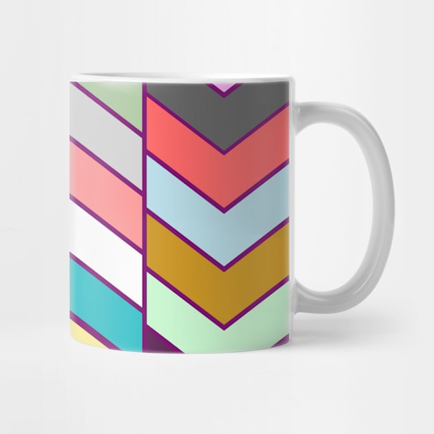 Zig Zag Chevron Abstract Pattern by SweetDelight33